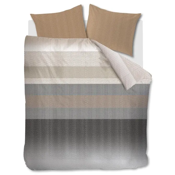 Beddinghouse Housse de couette Theo Sand 200x200/220 cm Beddinghouse Housse de couette Theo Sand 200x200/220 cm