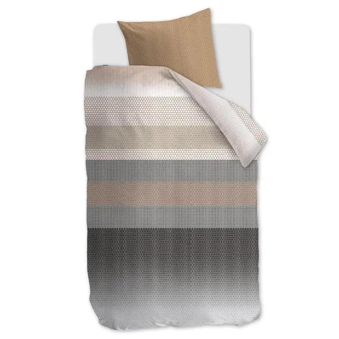 Beddinghouse Housse de couette Theo Sand 200x200/220 cm Beddinghouse Housse de couette Theo Sand 200x200/220 cm