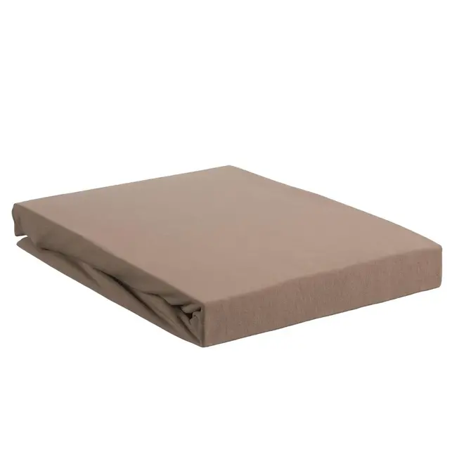 Beddinghouse Jersey Lycra Topper Hoeslaken 70/80x200/220 cm  Taupe