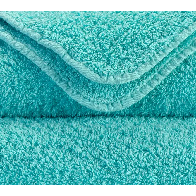 Abyss & Habidecor Super Pile Serviette de bain 100x150 370 turquoise