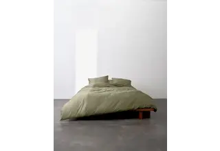 Marc O'Polo Housse de couette Tove Vert mousse 200x200/220