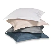 Vandyck Home 78 Check 300Tc Dekbedovertrek powder Lits-jumeaux (240x200/220)