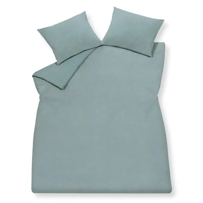 Vandyck PURITY 79 LINEN 100% 2 places (200x200/220 ) bleu perle