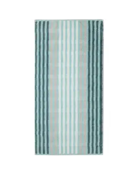 Cawö Noblesse Seasons Badhanddoek Streifen - mint - 80x150