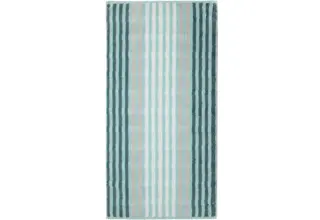 Cawö Noblesse Seasons Badhanddoek Streifen - mint - 80x150