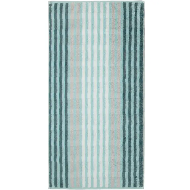 Cawö Noblesse Seasons Serviette de bain Streifen - menthe - 80x150