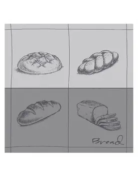 DDDDD theedoek bread  60x65 grey