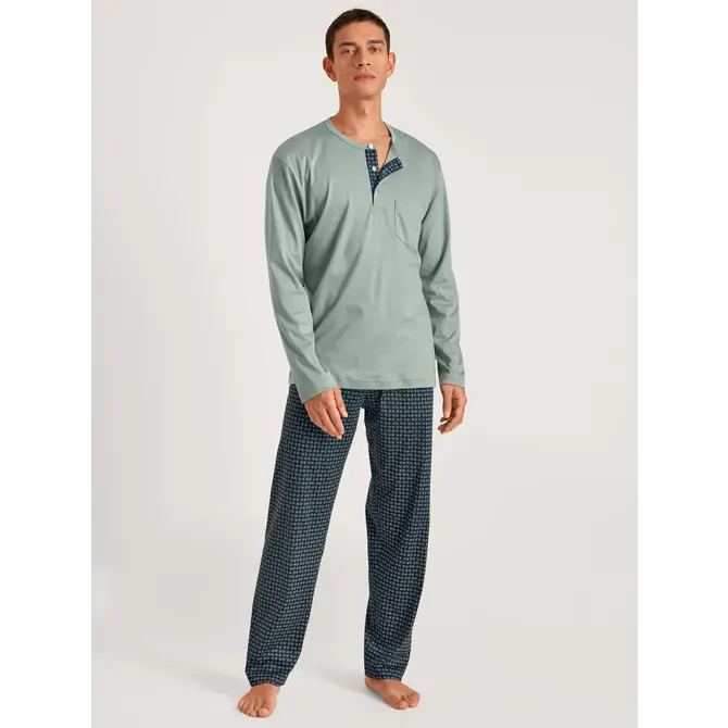 Pyjama Calida Hommes 48161 Gris ardoise XL