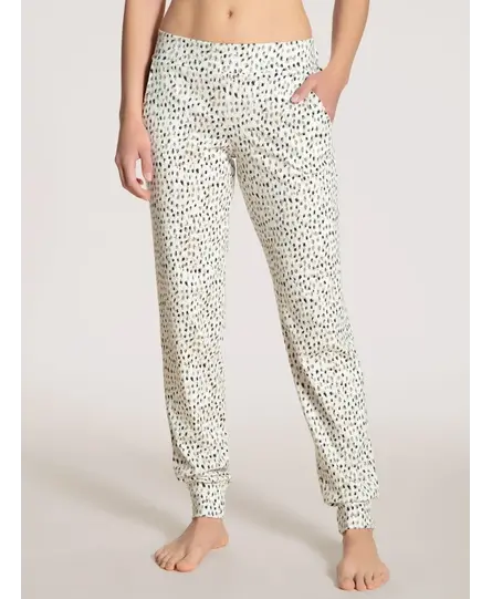 Calida dames pyjamabroek lang 29695 star white