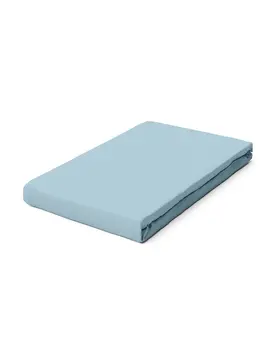 Schlafgut Pure Jersey Topper Hoeslaken M - 120x200 - 130x220 536 Blue Light