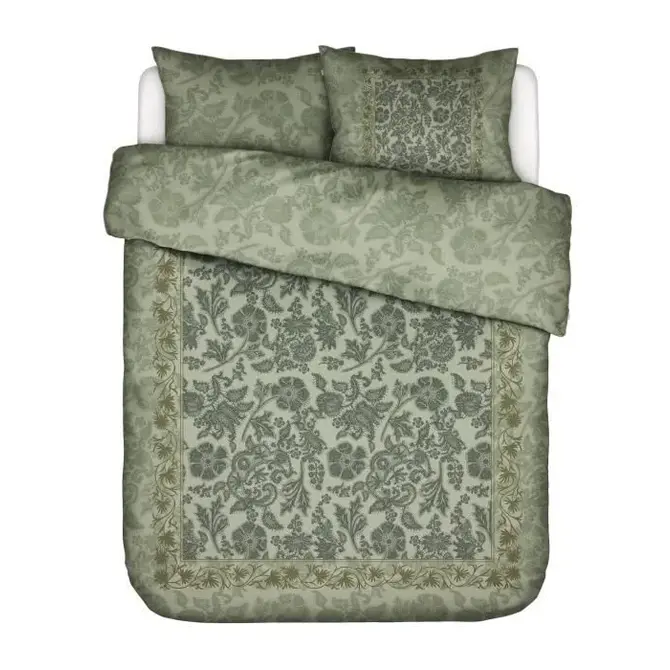 Essenza Maere  dekbedovertrek Comforting green 2p set 260x220