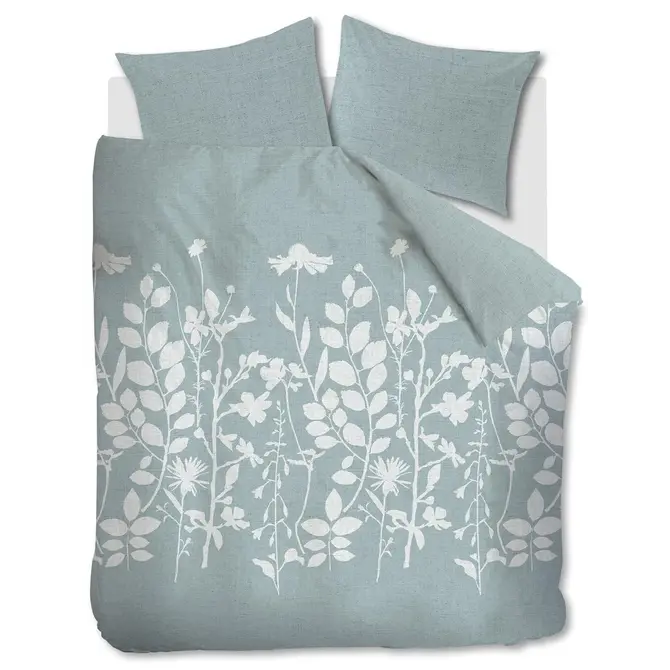 Ariande at Home Plant Dekbedovertrek Blue 240 x 200/220 cm