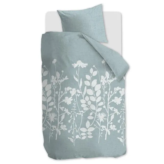 Ariande at Home Plant Dekbedovertrek Blue 240 x 200/220 cm