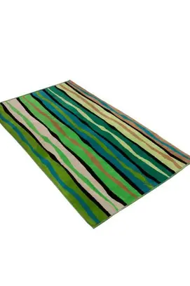 Serviette de plage Foxes Liana Stripe grass