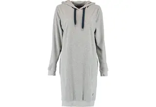 Cawö Dames Lange Hoodie 820 - Grau-blau  XS