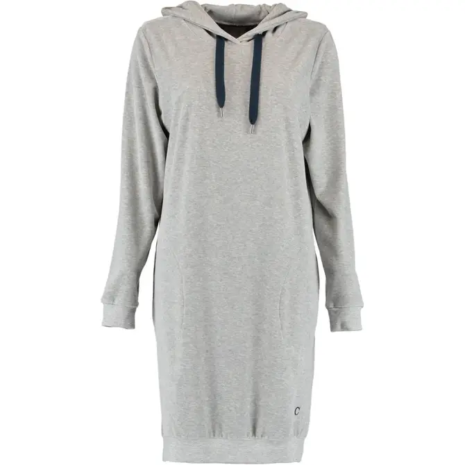 Cawö Long Hoodie 820 pour femmes - Grau-blau XS