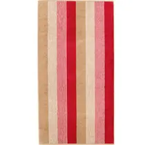 Cawö Coast Towel rot/natur 50/100