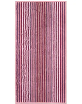 Cawo Delight Streifen Handdoek 50x100 blush