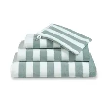Vandyck Verona Stripes Serviette de toilette 30x50 bleu perle