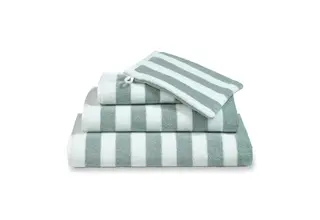 Vandyck Verona Stripes Gastendoekje 30x50 pearl blue