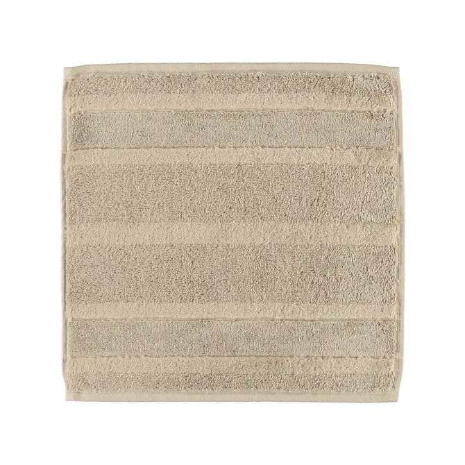 Cawö Noblesse2 Uni Gezichtsdoekje 30x30 Zand