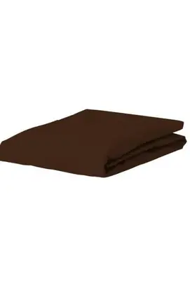 Drap-housse Essenza Minte 90x210 Chocolat