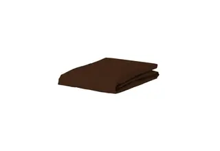 Drap-housse Essenza Minte 90x210 Chocolat