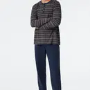 Schiesser Schiesser Pyjama long gris foncé mel. 178104 48/S