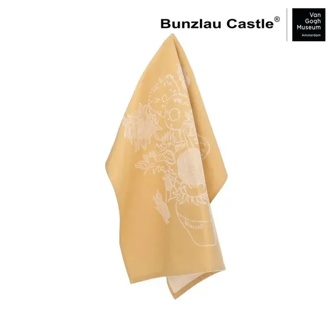 Bunzlau Castle Torchon Fleur de soleil jaune
