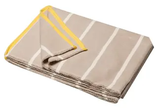 David Fussenegger LUCA flannel cotton plaid - stripes 200x140 cm sand