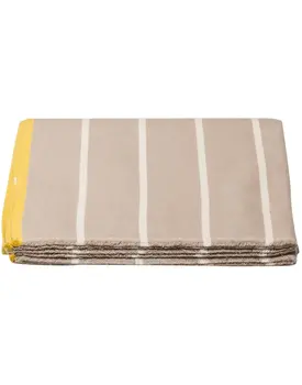 David Fussenegger LUCA flannel cotton plaid - stripes 200x140 cm sand