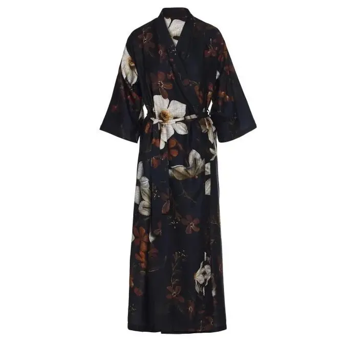 Essenza pour Mauritshuis Jula Jonquilles Réunies Kimono XS Noir