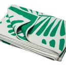 David Fussenegger David Fussenegger LUCA plaid en coton - feuille de palmier 200x140 cm vert