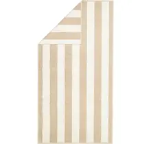 Cawo Gallery stripes Serviette de douche 70x140 natur