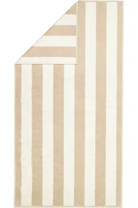Cawo Gallery stripes Douchelaken 70x140 natur
