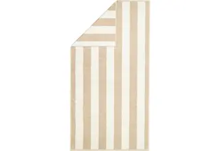 Cawo Gallery stripes Serviette de douche 70x140 natur