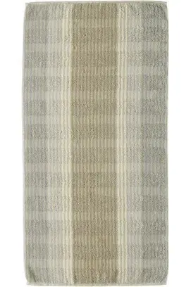 Cawö Cashmere Streifen Drap de bain Sand 80x150