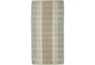 Cawö Cashmere Streifen Drap de bain Sand 80x150