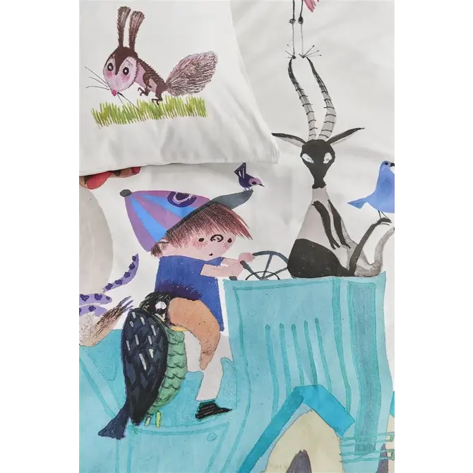 BeddinghousexFiep Amsterdam Beestenbende Multi 140x200/220 cm