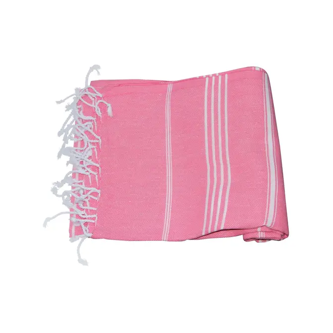 Hamamdoek 100%katoen 100x180cm Roze