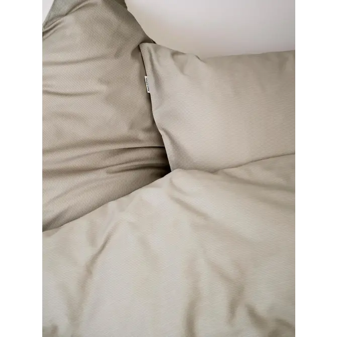 Marc O'Polo Housse de couette Jorn Sable foncé 200x200/220