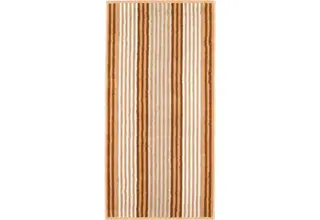 Cawo Delight Streifen Serviette de douche 70x140 caramel