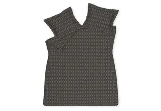 Vandyck Bouncing Dekbedovertrek 1-persoons (140x200/220) off black