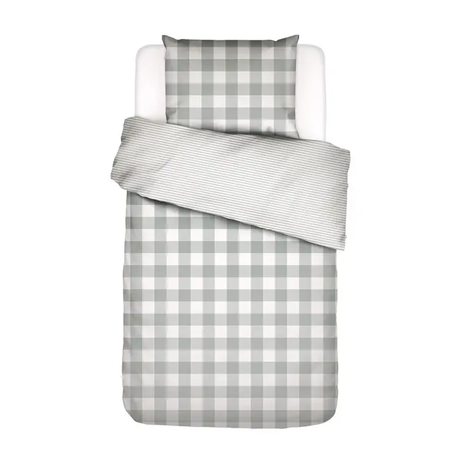 Essenza Chess Duvet Cover Dusty green 240x200/220 Essenza Chess Duvet Cover Dusty green 240x200/220