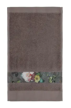 Essenza Fleur gastendoek Taupe 30x50