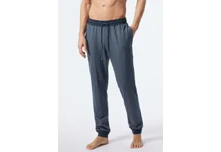 Schiesser Pantalon long bleu foncé 178154 48/S