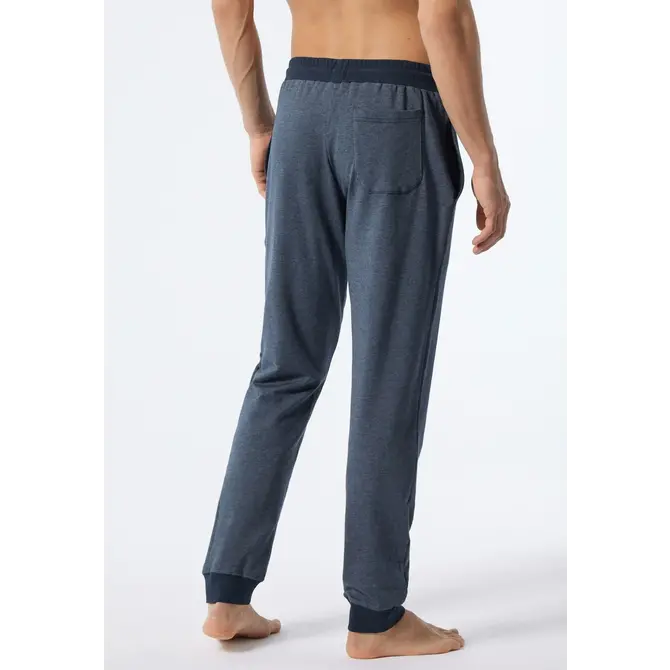 Schiesser Pantalon long bleu foncé 178154 48/S