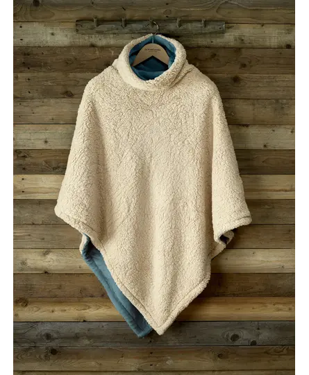 De Witte Lietaer Ganges Teddy Poncho Petrol