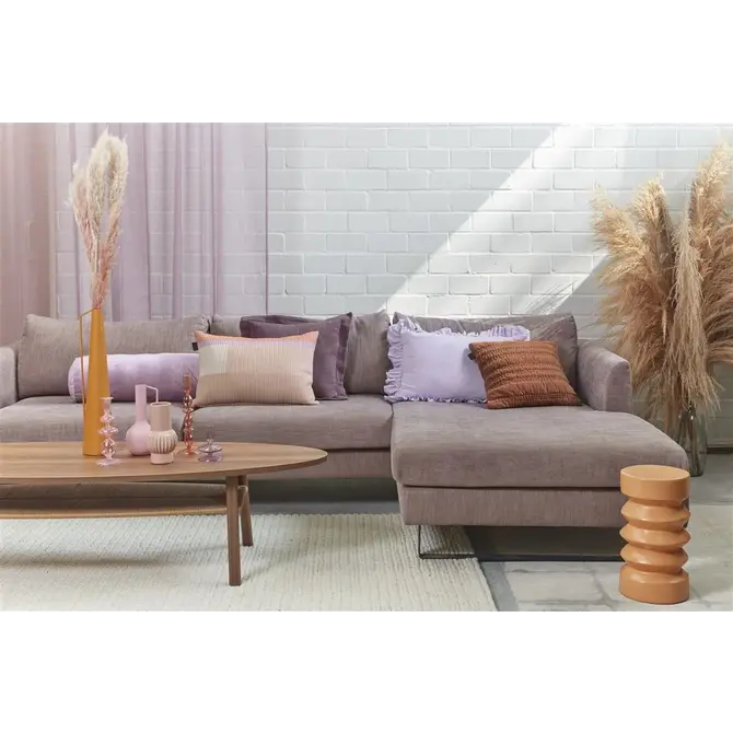 KAAT Amsterdam Coussin décoratif Emil - Lilas 45x45 cm