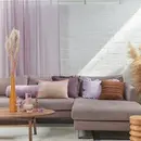 KAAT Amsterdam Coussin décoratif Emil - Lilas 45x45 cm